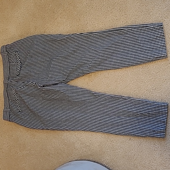 GAP Skinny Ankle Checkered Gingham Capri Pants - Picture 2 of 5